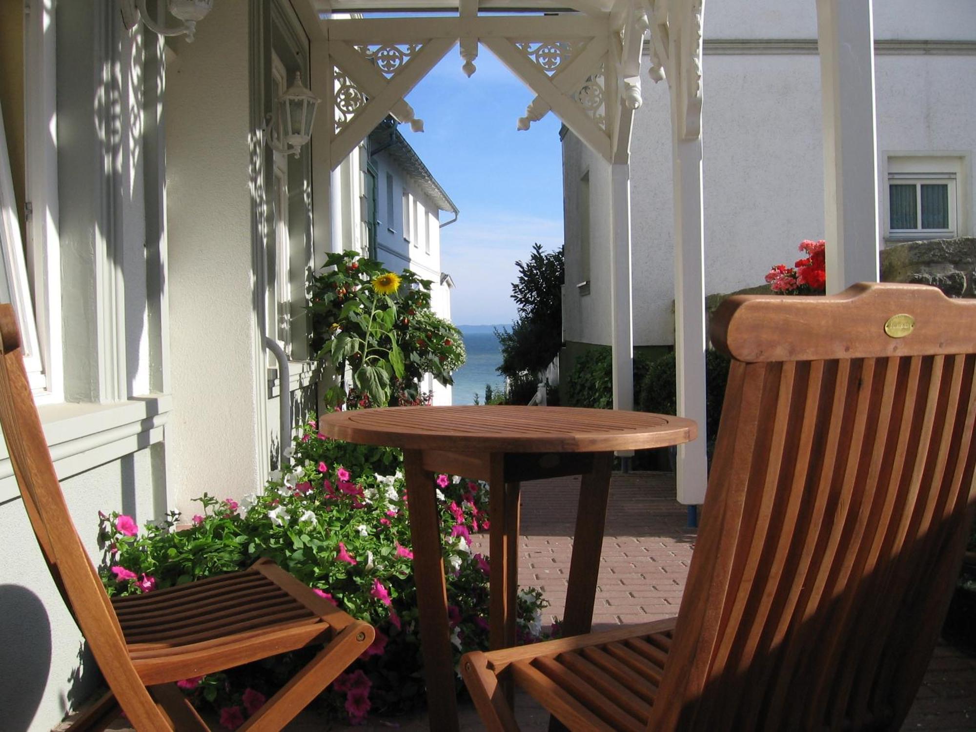 Villa Fernsicht - Wohnung Nr 1 - Mit Meerblick 萨斯尼茨 外观 照片