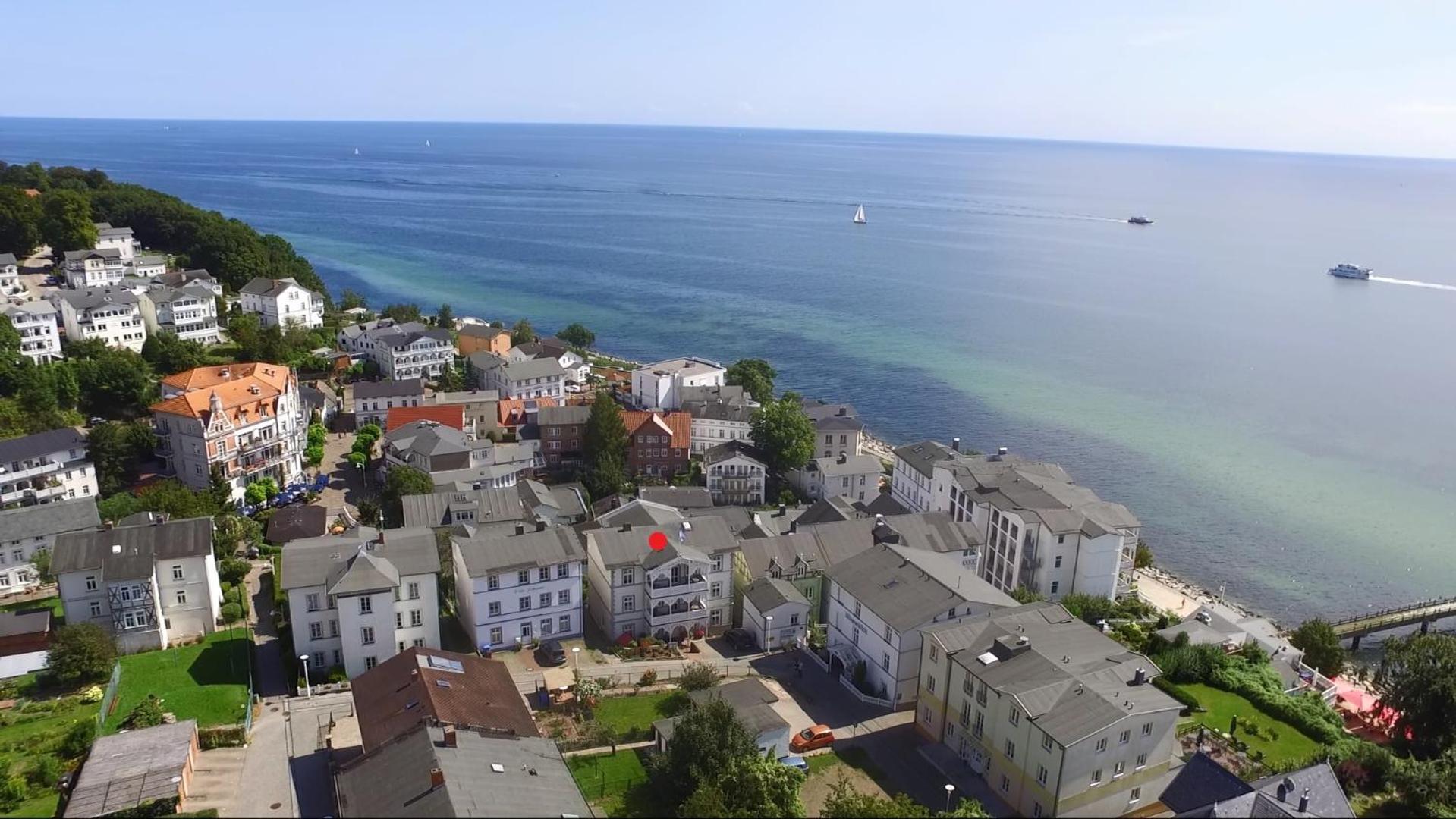 Villa Fernsicht - Wohnung Nr 1 - Mit Meerblick 萨斯尼茨 外观 照片