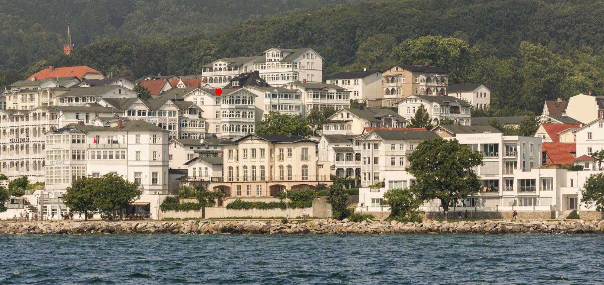Villa Fernsicht - Wohnung Nr 1 - Mit Meerblick 萨斯尼茨 外观 照片
